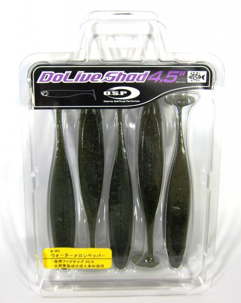 Amazon | O.S.P(オーエスピー) ルアー DoLive Shad 4.5インチ W001